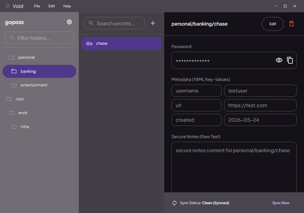 Void Dashboard